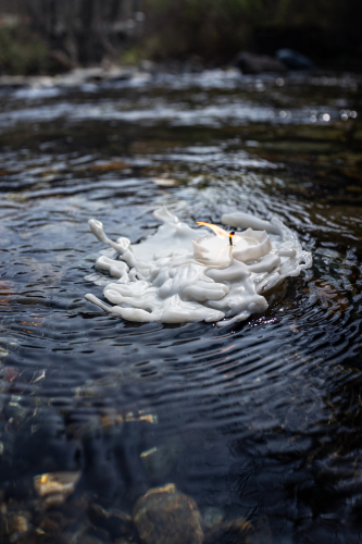 Laura Pugno, Tra le pieghe dell'acqua 04, 2024, stampa fotografica su carta cotone, 50x33 cm