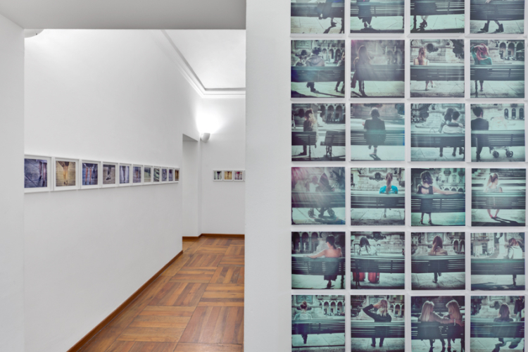 Simone Mussat Sartor, Non ora, non qui, 2016, particolare della mostra