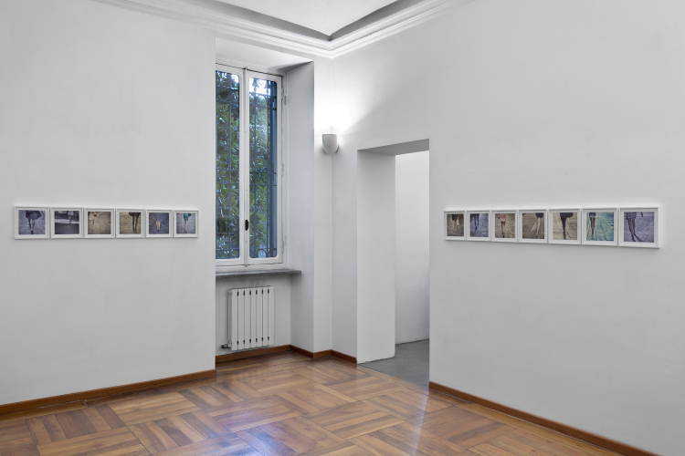 Simone Mussat Sartor, Non ora, non qui, 2016, particolare della mostra