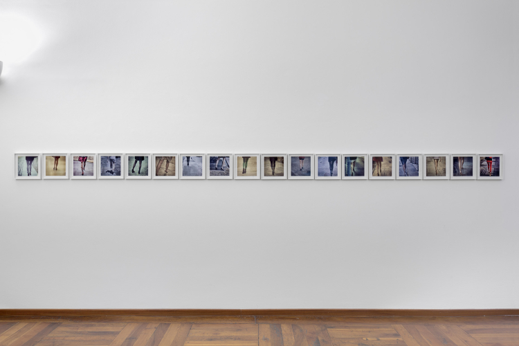 Simone Mussat Sartor, Non ora, non qui, 2016, particolare della mostra