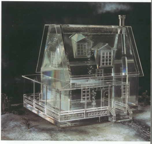 Thorsten Kirchhoff, Casa Hoffmann, 2001, plexiglass, acqua, pompa, materiali vari (particolare), 300x250x120 cm