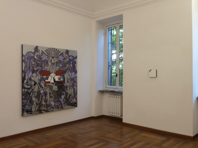 Gabriele Arruzzo, L'affossamento, 2011, particolare della mostra