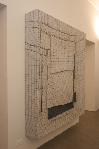 Perino & Vele, S.T. (Porton Down), 2005, pastello su cartapesta su legno, 201x171x27 cm