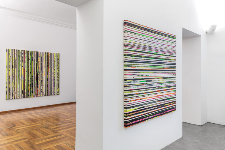 Paolo Bini, Painting, day after day, 2018, exhibition view
