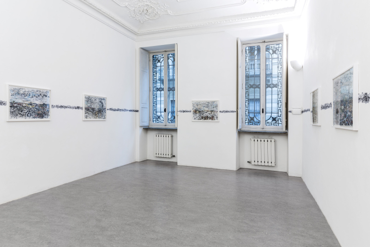 Botto&Bruno, White noise, 2017, exhibition view