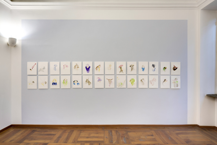 Marguerite Kahrl, Savages, 2014, exhibition view