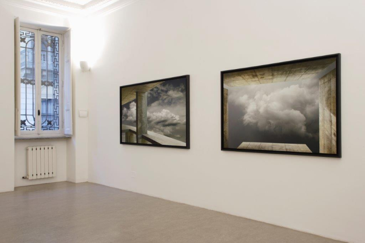 Gioberto Noro, Elogio della nuvola, 2013, exhibition view