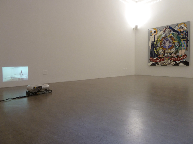 Gabriele Arruzzo, Foundering, 2011, exhibition view