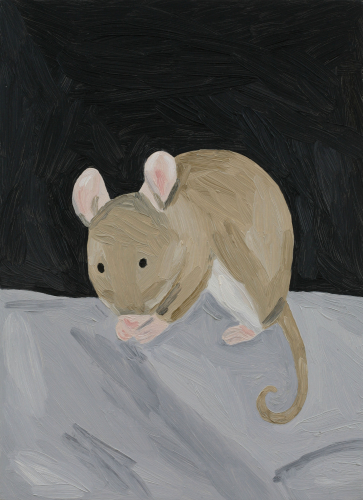 Yuko Murata, Eating, 2009, oil on canvas, 33x24 cm