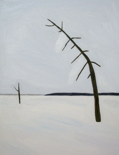 Yuko Murata, Eternal snow, 2009, oil on canvas, 65x50 cm