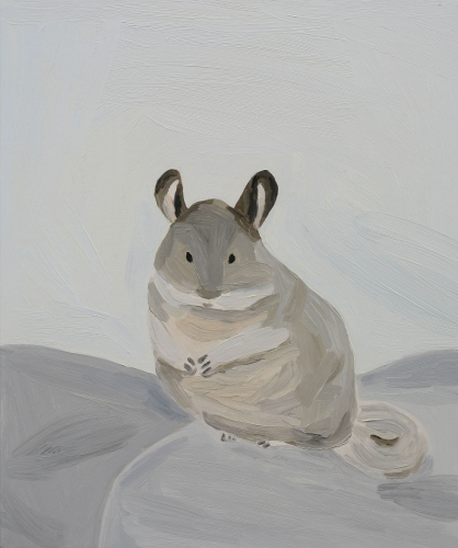 Yuko Murata, Stand by me, 2009, oil on canvas, 46x38 cm