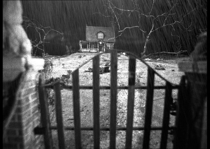 Thorsten Kirchhoff, Una serata con il dottor Hoffmann, 2001, still from the movie, 16 mm b/w