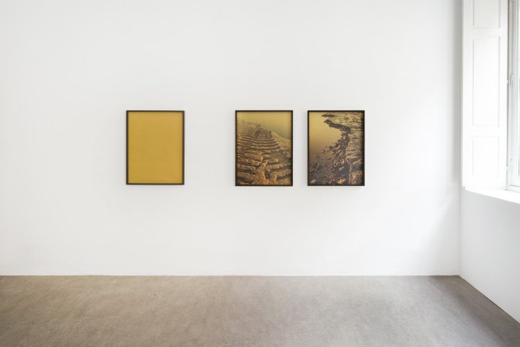 Laura Pugno, Prove d’identità, 2025, photographic print on sandpaper, 80x60 cm each.