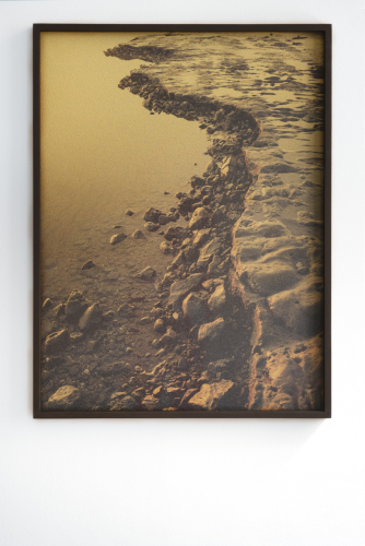 Laura Pugno, Prove d’identità 01, 2025, photographic print on sandpaper, 80x60 cm 