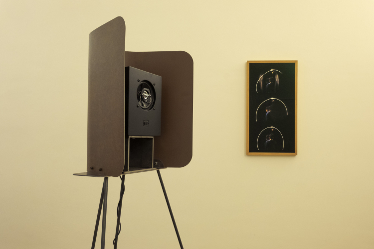 Eva Frapiccini, Soglie del controllo, 2025, particolare della mostra, ph Nadia Pugliese