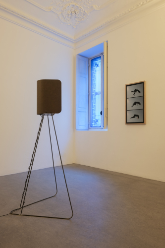 Eva Frapiccini, Soglie del controllo, 2025, particolare della mostra, ph Nadia Pugliese