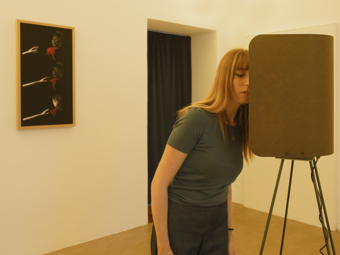 Eva Frapiccini, Thresholds of control, 2025, exhibition view, ph Nadia Pugliese