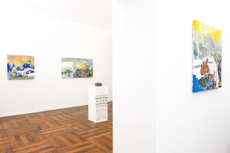 Victoria Stoian, Cel mai iubit dintre pămȃnteni, 2026, exhibition view © ph Nadia Pugliese