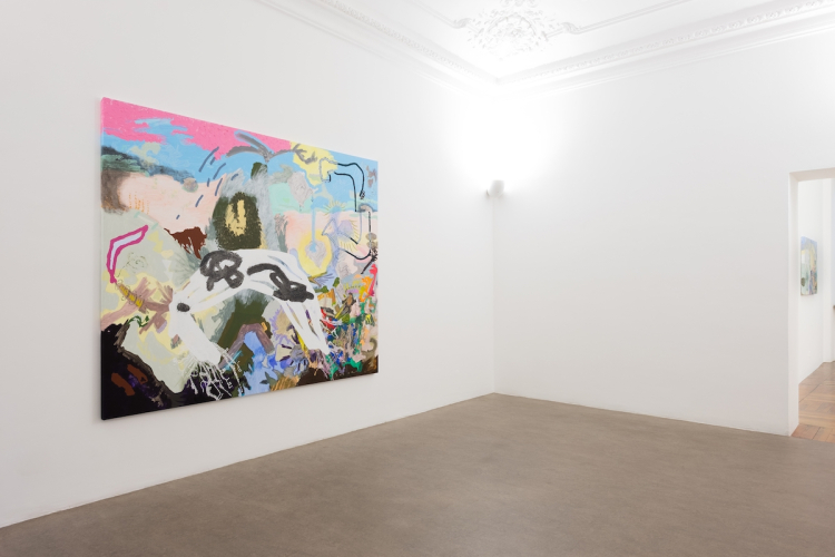 Victoria Stoian, Cel mai iubit dintre pămȃnteni, 2026, particolare della mostra © ph Nadia Pugliese